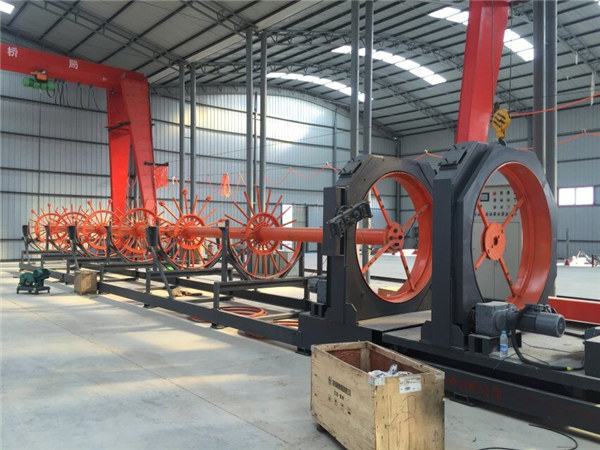 Ang cnc steel cage hinang machine steel roll seam welder gamitin para sa gusali